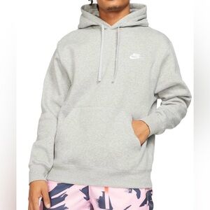 Nike Heather Gray Hoodie sz Med. Tall